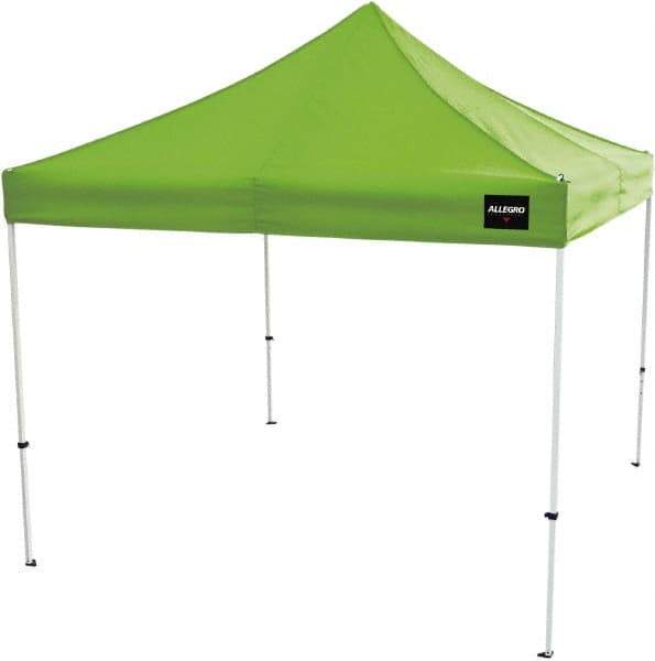 Allegro - Manhole Equipment & Accessories Type: Hi-Viz Green Utility Canopy Shelter - Industrial Tool & Supply