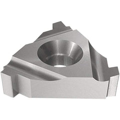 Iscar - 08UIR Internal Right Hand 13 UN Laydown Threading Insert - Grade IC908, TiAlN Coated Carbide, 4.76mm Inscribed Circle - Industrial Tool & Supply