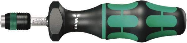 Wera - 1 Piece, 0.1 to 0.34 N/m, Adjustable Torque Limiting Screwdriver - 1/4" Drive - Industrial Tool & Supply