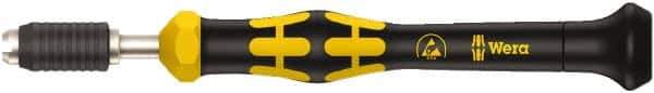 Wera - 1 Piece, 0.05 to 0.11 N/m, Adjustable Torque Limiting Screwdriver - 0.1575" Drive - Industrial Tool & Supply