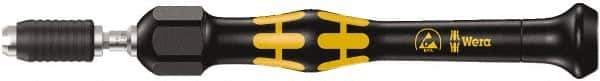 Wera - 1 Piece, 0.05 to 0.11 N/m, Adjustable Torque Limiting Screwdriver - 0.1575" Drive - Industrial Tool & Supply