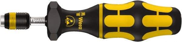 Wera - 1 Piece, 0.9 to 1.5 N/m, Adjustable Torque Limiting Screwdriver - 1/4" Drive - Industrial Tool & Supply