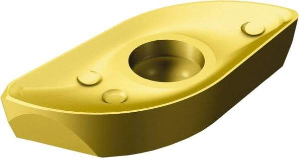 Sandvik Coromant - R2163006 MM Grade 1025 Carbide Milling Insert - TiCN/TiN Finish, 6.35mm Thick - Industrial Tool & Supply