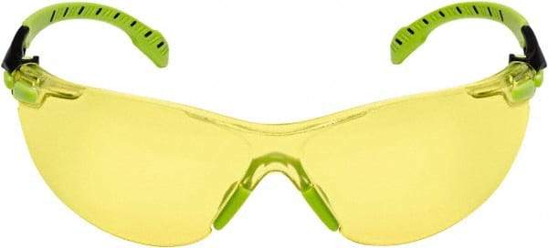 3M - Amber Lenses, Framed Safety Glasses - Anti-Fog, Size Universal, Over the Glasses - Industrial Tool & Supply