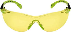 3M - Amber Lenses, Framed Safety Glasses - Anti-Fog, Size Universal, Over the Glasses - Industrial Tool & Supply