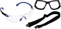 3M - Clear Lenses, Frameless Safety Glasses - Anti-Fog, Size Universal, Over the Glasses - Industrial Tool & Supply