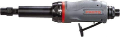 Proto - 1/4" Collet, Straight Handle, Straight Air Die Grinder - 23,000 RPM, Rear Exhaust, 4 CFM, 0.5 hp, 90 psi, 1/4" Inlet - Industrial Tool & Supply