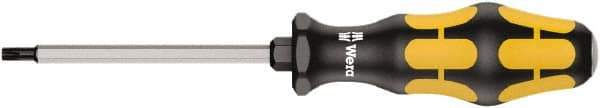 Wera - T25 Torx Driver - 100mm Blade Length, Ergonomic Handle - Industrial Tool & Supply