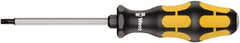 Wera - T20 Torx Driver - 90mm Blade Length, Ergonomic Handle - Industrial Tool & Supply