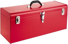 Kennedy - 1 Tray Tool Box - 24-1/8" Wide x 8-5/8" Deep x 9-3/4" High, Steel, Red - Industrial Tool & Supply