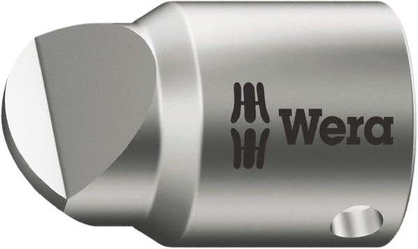 Wera - 1/4" Drive, #8 Point, Standard Slotted Screwdriver Socket - #8 Point - Industrial Tool & Supply