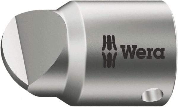 Wera - 1/4" Drive, #3 Point, Standard Slotted Screwdriver Socket - #3 Point - Industrial Tool & Supply