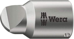 Wera - 1/4" Drive, #4 Point, Standard Slotted Screwdriver Socket - #4 Point - Industrial Tool & Supply