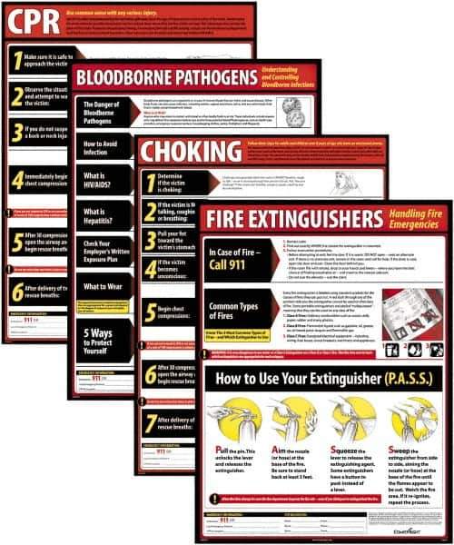ComplyRight - Regulatory Compliance General Safety & Accident Prevention Training Kit - English, 18" Wide x 24" High - Industrial Tool & Supply