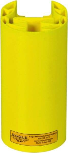Eagle - 6" Long x 8" High, HDPE Rack Guard - Snap On, 3" Wide x 3" Deep - Industrial Tool & Supply