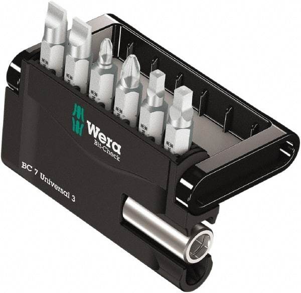 Wera - Posidriv Bit Set - 1/4" Drive - Industrial Tool & Supply