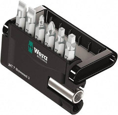 Wera - Posidriv Bit Set - 1/4" Drive - Industrial Tool & Supply