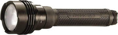 Streamlight - White LED Bulb, 2,200 Lumens, Industrial/Tactical Flashlight - Black Aluminum Body, 4 CR123A Lithium Batteries Included - Industrial Tool & Supply