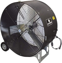 Schaefer Ventilation Equipment - 36" Blade, 1/2 hp, 7,700 & 11,000 CFM, Industrial Circulation Fan - Portable with Wheels, 1 Speed - Industrial Tool & Supply