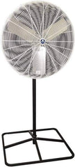 Schaefer Ventilation Equipment - 30" Blade, 1/2 hp, 7,000 & 9,420 CFM, Industrial Circulation Fan - Pedestal, 2 Speed - Industrial Tool & Supply