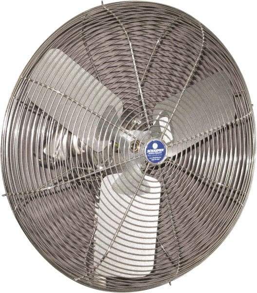 Schaefer Ventilation Equipment - 30" Blade, 1/2 hp, 10,650 CFM, Industrial Circulation Fan - Fan Head Only, 1 Speed - Industrial Tool & Supply