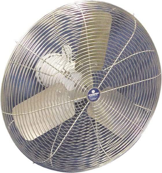 Schaefer Ventilation Equipment - 30" Blade, 1/2 hp, 10,030 CFM, Industrial Circulation Fan - Fan Head Only, 1 Speed - Industrial Tool & Supply