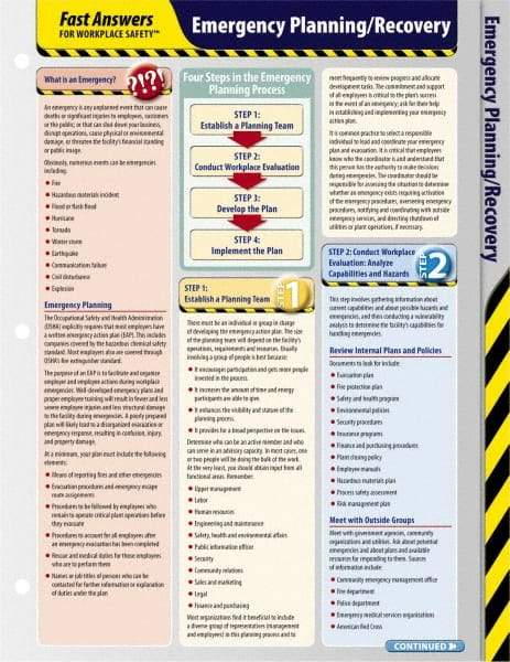 ComplyRight - Regulatory Compliance Hazmat, Spill Control & Right to Know Training Kit - English, 11" Wide x 17" High - Industrial Tool & Supply