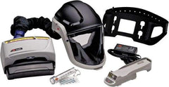 3M - Size Adjustable, Adjustable PAPR System - Hard Hat with Face Shield Headgear, Window, Auto Darkening Filter, Use for Heavy Industry & Healthcare - Industrial Tool & Supply
