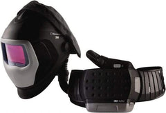 3M - Size Adjustable, Adjustable PAPR System - Hard Hat with Face Shield Headgear, Welding Window, Auto Darkening Filter, Use for Welding - Industrial Tool & Supply