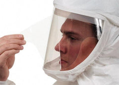 3M - Multi-Layer Peel-Off Visor Cover - Clear, For PAPR Systems, Compatible with S-600, S-700 & S-800 Series Hoods - Industrial Tool & Supply