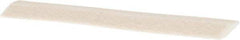 Made in USA - Hard Density Wool Felt Polishing Stick - 4" Long x 1/4" Wide x 1/4" Thick - Industrial Tool & Supply