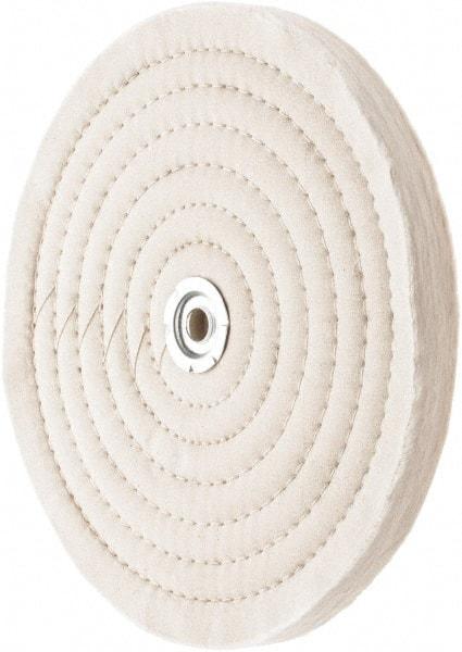Value Collection - 10" Diam x 3/4" Thick Unmounted Buffing Wheel - 60 Ply, Polishing, 1" Arbor Hole, Medium Density - Industrial Tool & Supply