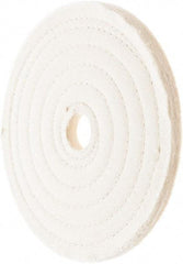 Value Collection - 7" Diam x 1/2" Thick Unmounted Buffing Wheel - 50 Ply, Polishing, 1" Arbor Hole, Hard Density - Industrial Tool & Supply