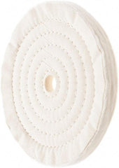 Value Collection - 8" Diam x 1/2" Thick Unmounted Buffing Wheel - 50 Ply, Polishing, 7/8" Arbor Hole, Medium Density - Industrial Tool & Supply