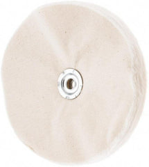 Value Collection - 8" Diam x 1/2" Thick Unmounted Buffing Wheel - 50 Ply, Polishing, 1" Arbor Hole, Soft Density - Industrial Tool & Supply