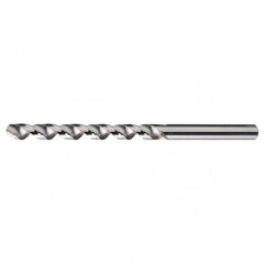 #1 RHS / RHC HSS 118 Degree Radial Point Fast Spiral Taper Length Drill - Bright - Industrial Tool & Supply