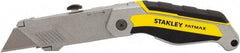 Stanley - Fixed Folding Utility Knife - 2-3/8" Blade, Bi-Material Handle Handle, 1 Blade Included - Industrial Tool & Supply