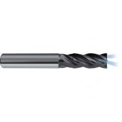 12mm Dia. - 83mm OAL - 4 FL Variable Helix Nano-A Carbide End Mill - Industrial Tool & Supply