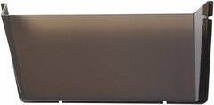 Deflect-o - 14-1/2" Wide x 6-1/2" High x 3" Deep Plastic Wall File - 1 Compartment, Smoke - Industrial Tool & Supply