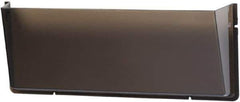 Deflect-o - 17-1/2" Wide x 6-1/2" High x 3" Deep Plastic Wall File - 1 Compartment, Smoke - Industrial Tool & Supply