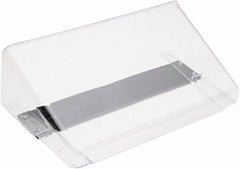 Deflect-o - 13" Wide x 7" High x 4" Deep Plastic Wall File - 1 Compartment, Clear - Industrial Tool & Supply
