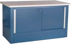 Rousseau Metal - 60 Wide x 30" Deep x 34" High, Plastic Laminate Workbench - Fixed Legs - Industrial Tool & Supply
