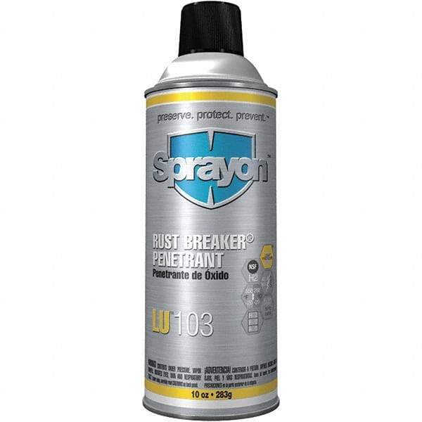 Sprayon - 14 oz Rust Solvent/Penetrant - Comes in Can - Industrial Tool & Supply