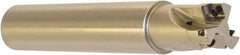 Millstar - 1" Cut Diam, 1.58" Max Depth, 1" Shank Diam, Cylindrical Shank Indexable High-Feed End Mill - Screw Holding Method, HFCI-09T3 Insert, HFSS Toolholder, Through Coolant - Industrial Tool & Supply