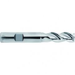 20mm Dia. - 104mm OAL - 3 FL Variable Helix Bright Carbide End Mill - Industrial Tool & Supply