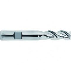 20mm Dia. - 104mm OAL - 3 FL Variable Helix Bright Carbide End Mill - Industrial Tool & Supply