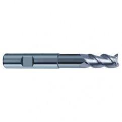 10mm Dia. - 80mm OAL - 3 FL Variable Helix Bright Carbide End Mill - Industrial Tool & Supply