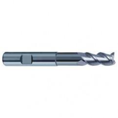 20mm Dia. - 126mm OAL - 3 FL Variable Helix Bright Carbide End Mill - Industrial Tool & Supply