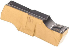 Iscar - 300E040GINI E Grade IC808, 3mm Cutting Width Carbide Grooving Insert - 1.2mm Max Depth of Cut, Neutral, 0.4mm Corner Radius, TiAlN Finish - Industrial Tool & Supply