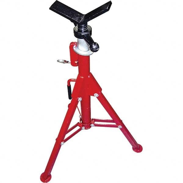 Rothenberger - Pipe Support Stands & Jacks Type: Hi-Jack With Standard Steel V-Head Minimum Pipe Diameter: 1/2 (Inch) - Industrial Tool & Supply